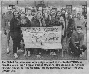 NewsJournal article photo of the Rebel Runners