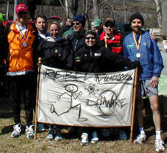 Rebel Runners team: Tony, Rich, Kelly, Mike, Dar, Greg, Ray