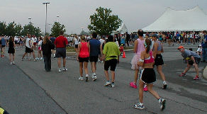 Before Marathon start - 645am