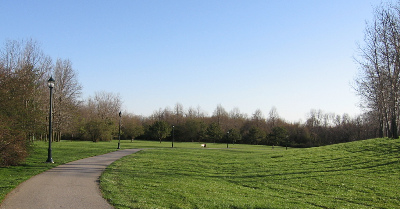 Delcastle Park running path