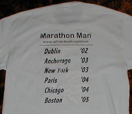 Marathon Man brag shirt