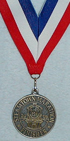 Steamtown finisher medal